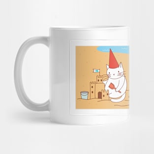 White Cat’s postcards: watch the tide Mug